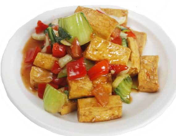 Braised Bean Curd with Special Sauce (V)红烧豆腐